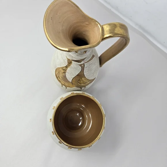 Fratelli Fanciullacci Italian Pottery 2 Pieces
